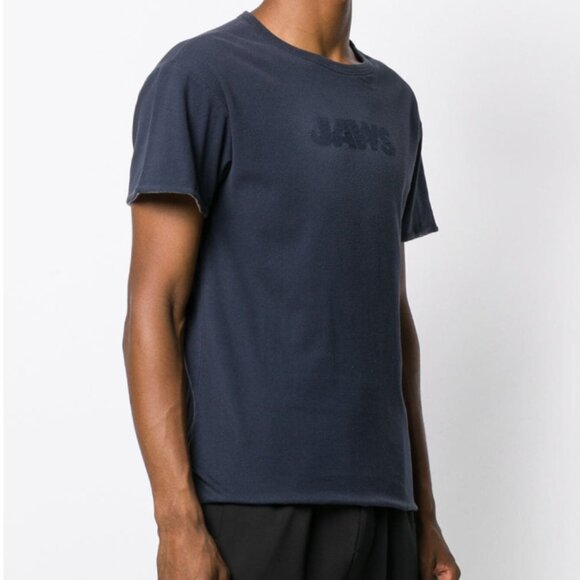 BNWT SS19 CALVIN KLEIN 205W39NYC JAWS TSHIRT BLUE S - Picture 1 of 10